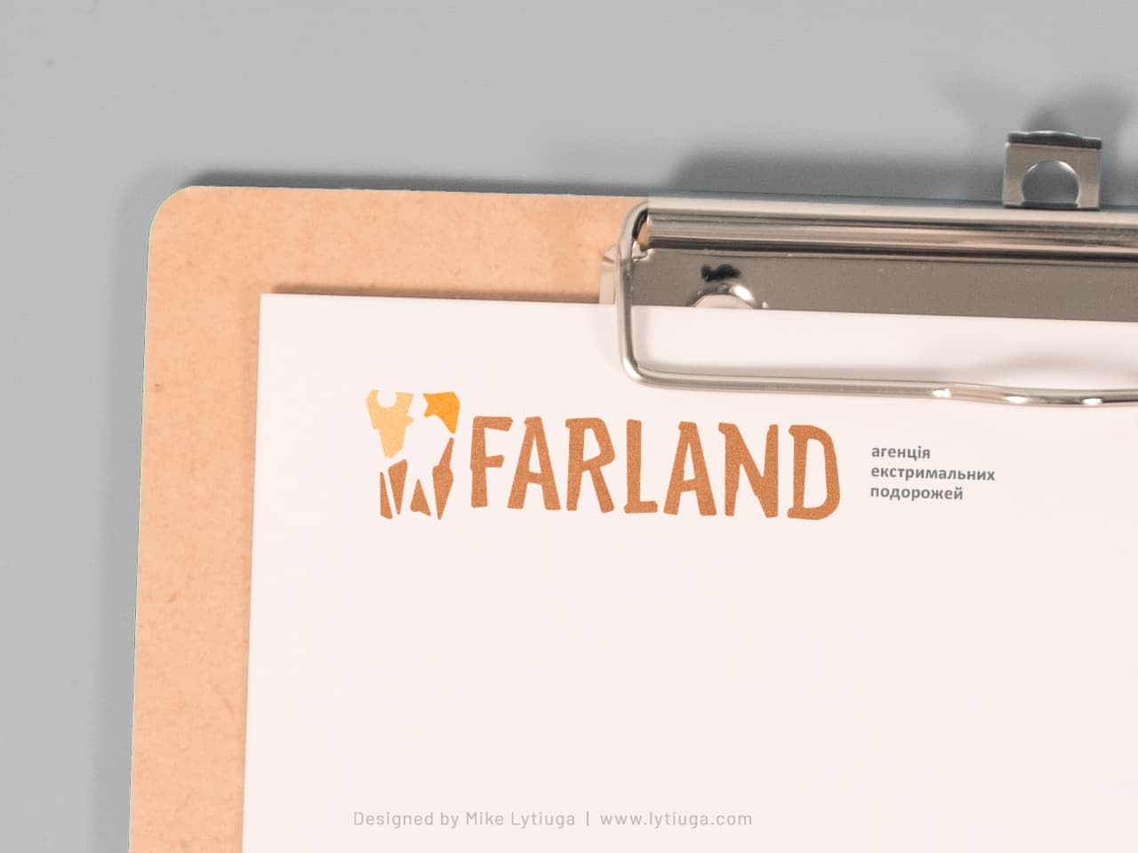 logo design for travel agency for Farland: primary full-color ogo option