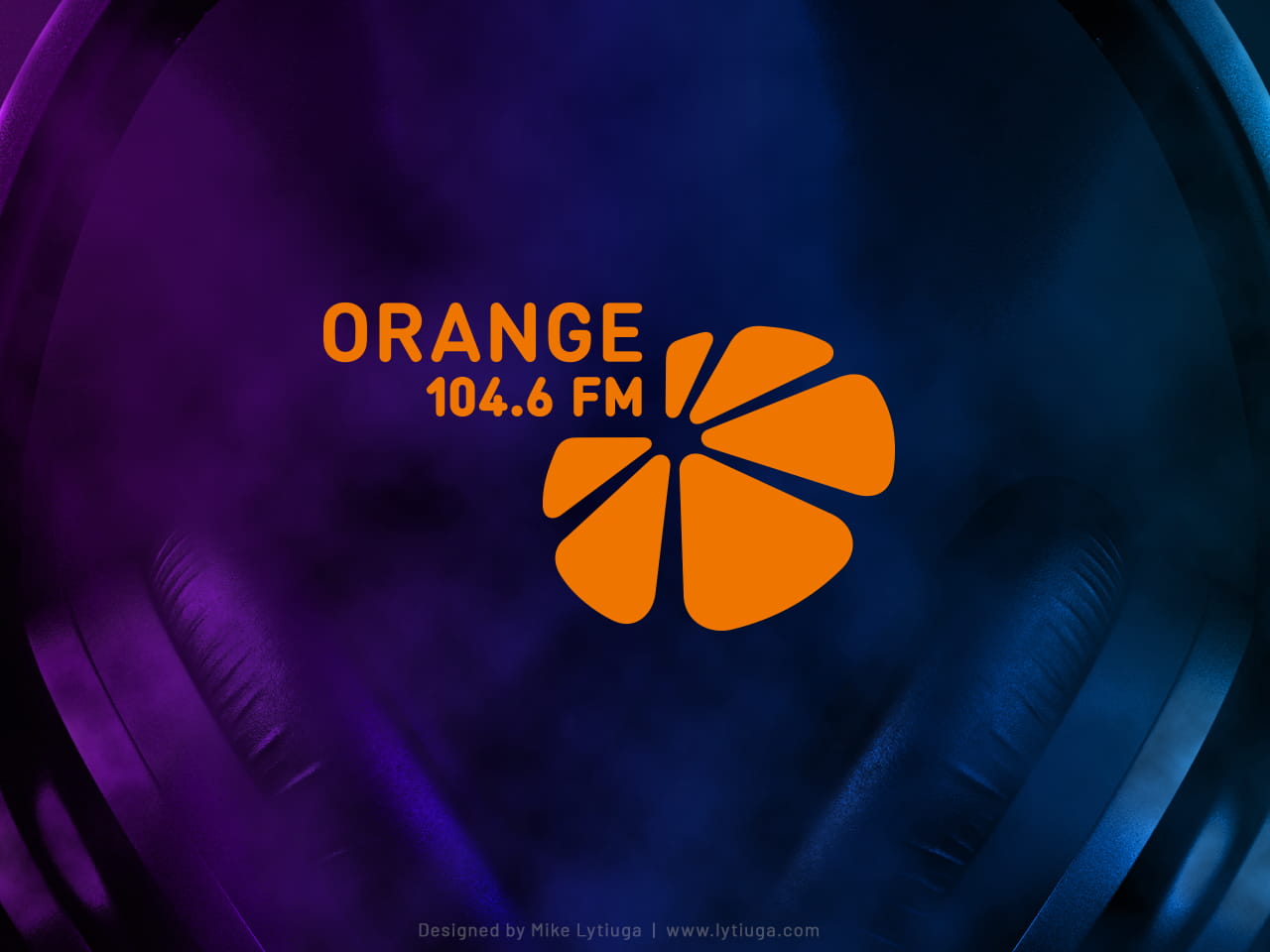 logo design & branding for Orange FM radio station | primary color logo option