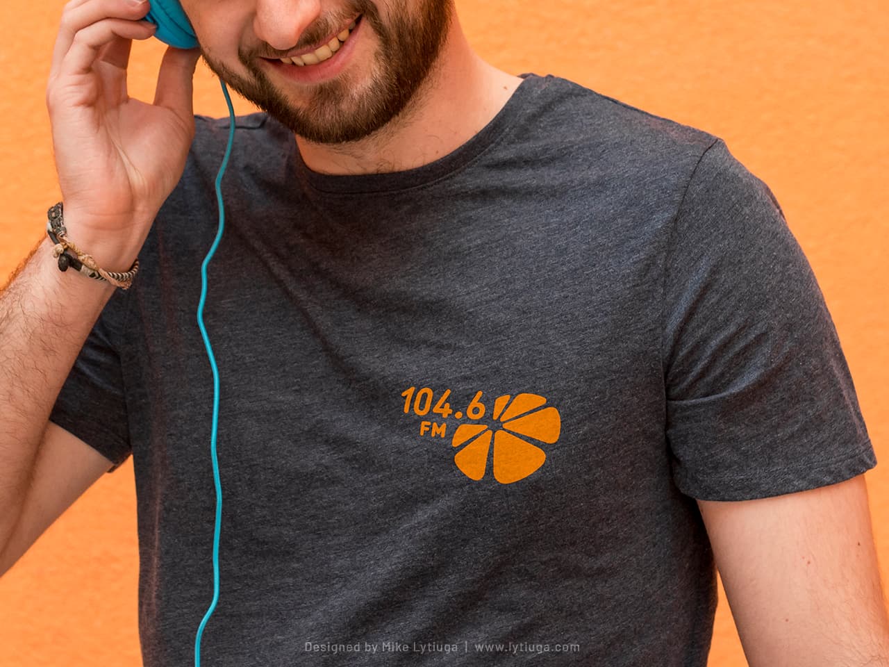 logo design & branded t-shirt for for Orange FM radio station | Shortened log option