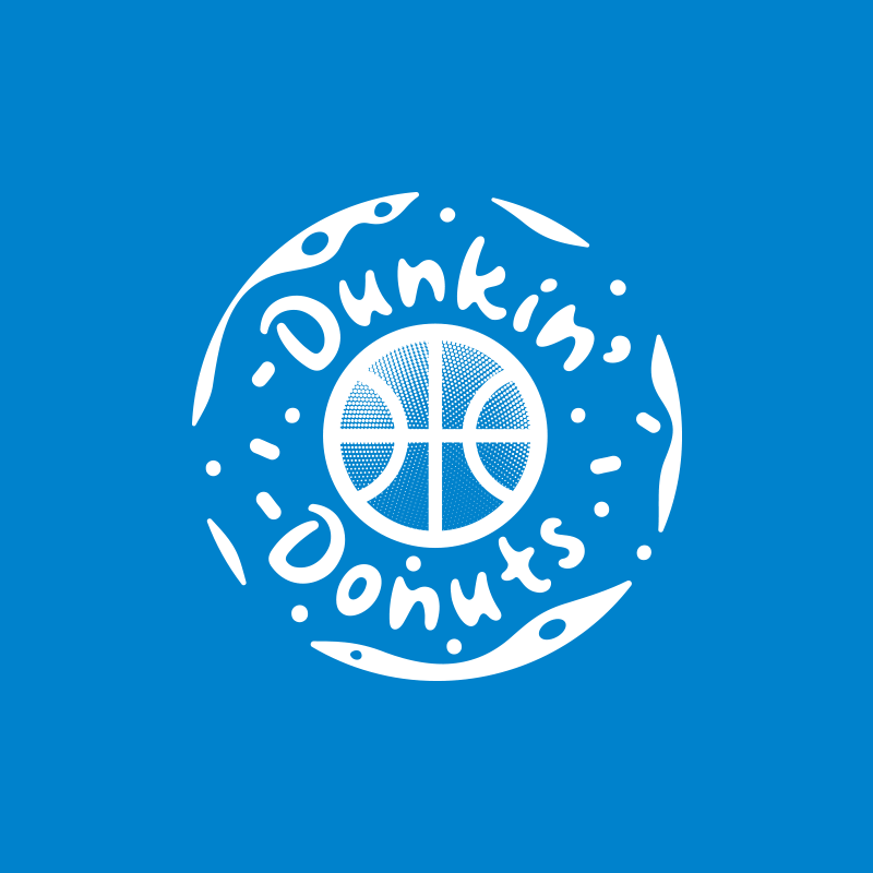 Basketball team logo branding - primary logo design