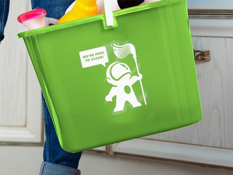 Cleaning service logo design created or GreenSpace Cleaning, Missoula, Montana - fp